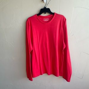 ❤️❤️ WESTBOUND WOMAN RED LONG SLEEVE T-SHIRT WITH DOUBLE SEWN NECKLINE SIZE 2X